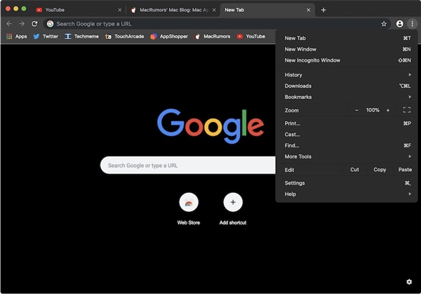 谷歌为Chrome新增黑暗模式：预计2019年初上线