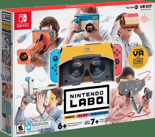 任天堂发布Labo VR：Switch秒变VR眼镜