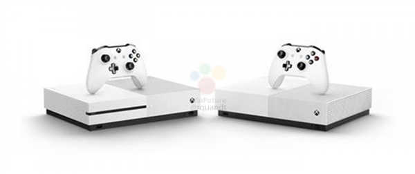 Xbox One S无光驱版发售细节曝光：售价更低、预装三款大作