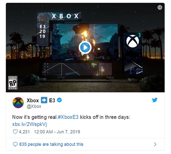 微软倒计时预告下代Xbox：代号Scarlett 配置依然成谜