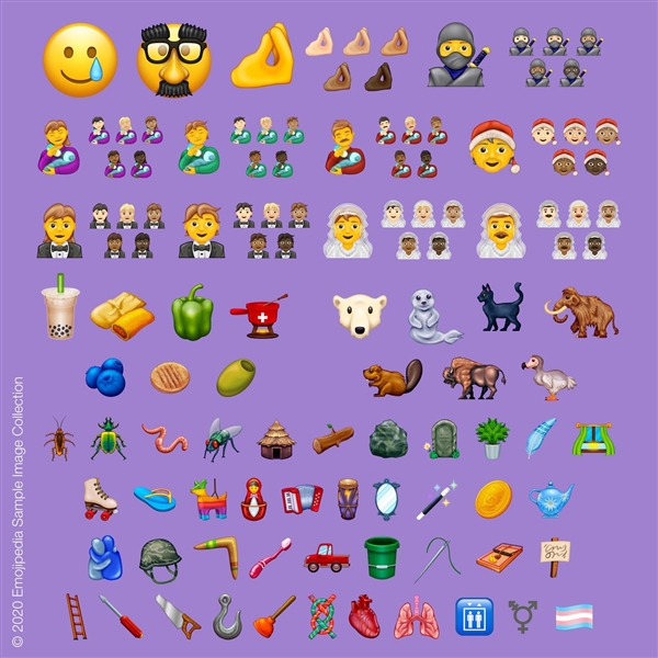 Emoji表情2020年更新上线：总计达117个