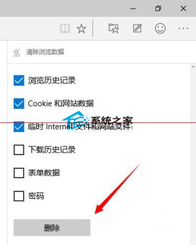 Windows10斯巴达浏览器删除历史记录和cookie的方法