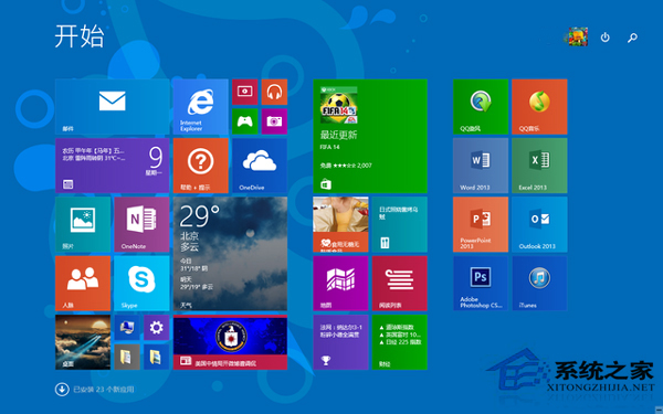 Win8.1如何管理开始屏幕中的应用软件？