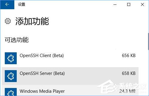 Win10内置的OpenSSH如何安装？